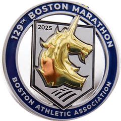 2025 Boston Marathon finisher medal